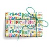 ARKRAFT 3 Sheets of Wrapping Paper XXL Happy Birthday (18-9094)