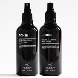 아로마코스 에센셜 토너 300ml+에센셜 로션 300ml Aromacos Essential Toner 300ml + Essential Lotion 300ml