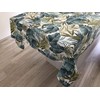 1KDreams Cotton Tablecloth with Leaves and Palm Trees Design 130