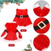Cute Pet Christmas Costume, Girl Dog Christmas Holiday Dress with