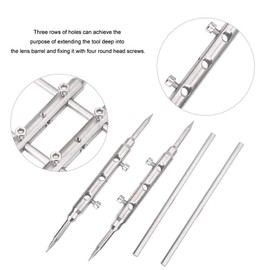 VBESTLIFE Camera Lens Repair 110mm Adjustable Maintenance Tool Kit Stainless Steel Camera Lens Repair Maintenance Tool Kit for DSLR Cameras Camera Maintenance Disassembly