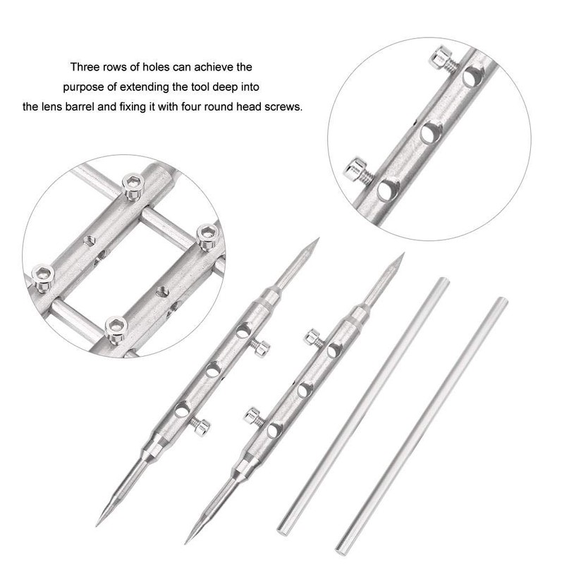 VBESTLIFE Camera Lens Repair 110mm Adjustable Maintenance Tool Kit Stainless