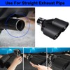 Vechkom 2.5 "Inlet to 3.5" Outlet Exhaust Tip 7.48'' overall