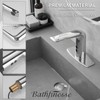 Bathfinesse Touchless Bathroom Sink Faucet Hands-Free, Battery or Plug-in Powered,