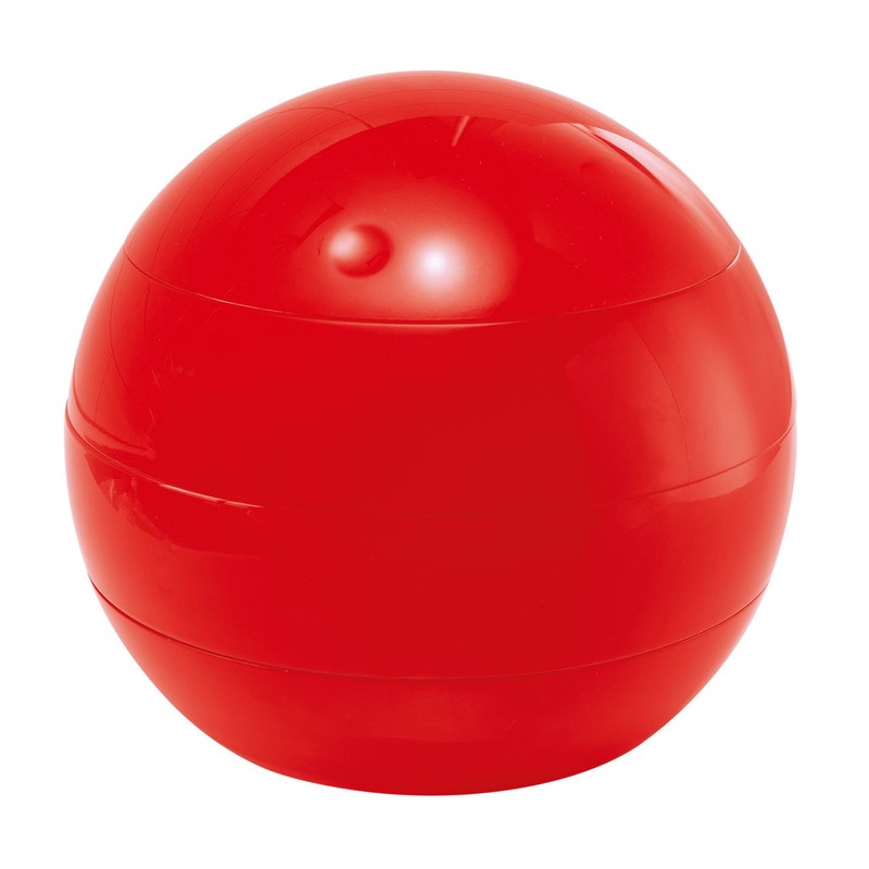 Spirella Bowl Shiny ABS Beauty Tidy Box, Red