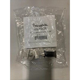 Swagelok 1 - Swagelok Stainless Steel Cushioned Clamp Tube Support, 3/8" Tube, SS-TBC6