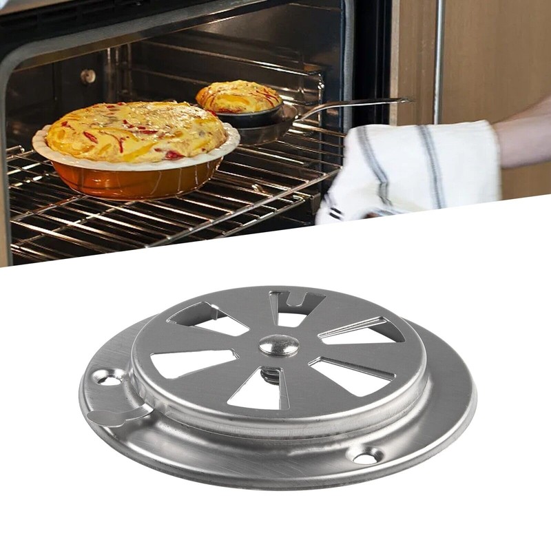 UCCKEYI BBQ Smoker Air Vent Set, 2 Pieces Stainless Steel