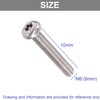TERF® M6 X 10mm Pan Head Security Torx Machine Screws