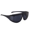 OPTEGO Fit Over Sunglasses, Smoke Color, 100% UVA/UVB Protection; Polycarbonate