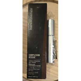 BareMinerals Complexion Rescue Tinted Hydrating Gel Cream Mahogany 1.18oz +BRUSH