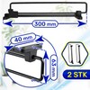 Set of 2 Clothes Rails, Extendable Wardrobe 300 mm, Extendable