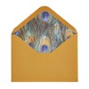 NIQUEA.D, Peacock Feather Blank Card