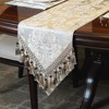 Loom and Mill Luxury Table Runner 60 Inches Long, Floral