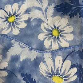 XUNQUCOM 150CM Round Hotel Tablecloth Pure Color Restaurant Tablecloth Polyester Fabric Tablecloth Home Dinner Table Cloth,Washable Table Cover for Bridal Shower Wedding Party (SEA)