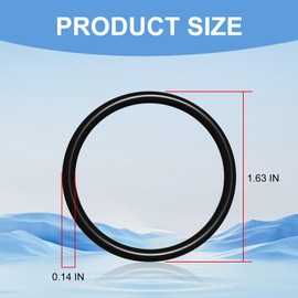 146789 O-Ring Replacement Parts, Suitable for Moen Single-Handle Lever Kitchen Faucets CA87009, CA87009SRS, CA87009BRB, CA87019, 7423, 7425, 7430, Etc., Black, Pack of 6.