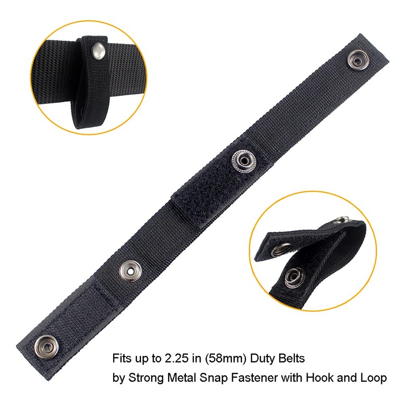 Depring Molle Handcuff Strap Holder Strong Metal Snap Fastener for