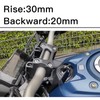 LEDISHUN Motorcycle Handlebar Handle Bar Riser Heighten Compatible with Honda