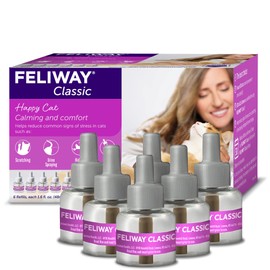 FELIWAY FELIWAY Classic Cat Calming Pheromone, 30 Day Refill - 6 Pack