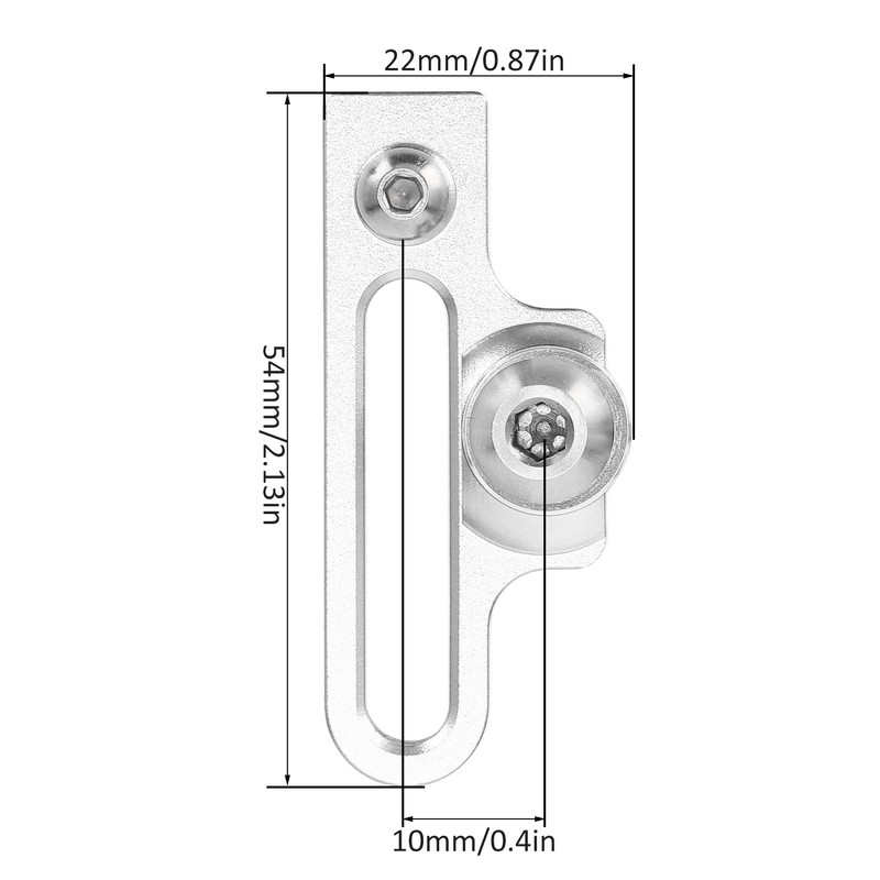 2Pcs Bike C Clamp Brake Pad Aluminum Alloy Extension C