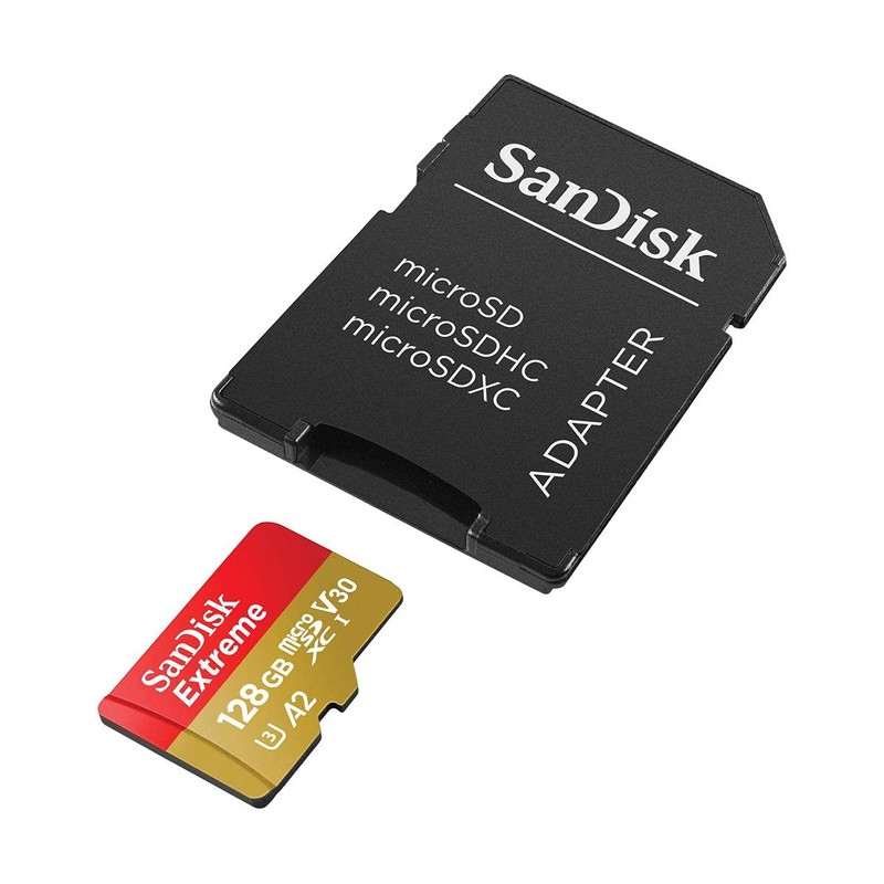 SanDisk Extreme 128 GB UHS-I microSD