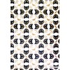 Gift Wrap - Meow Meow - White/Black/Metallic Black