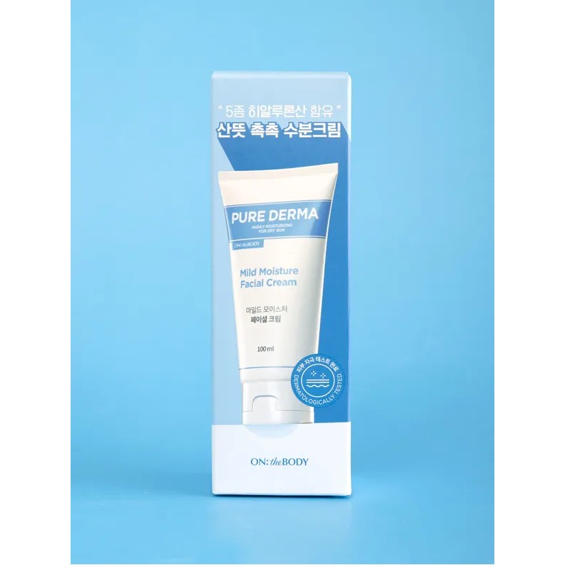온더바디 On the Body Pure Derma Mild Moisture Facial Cream
