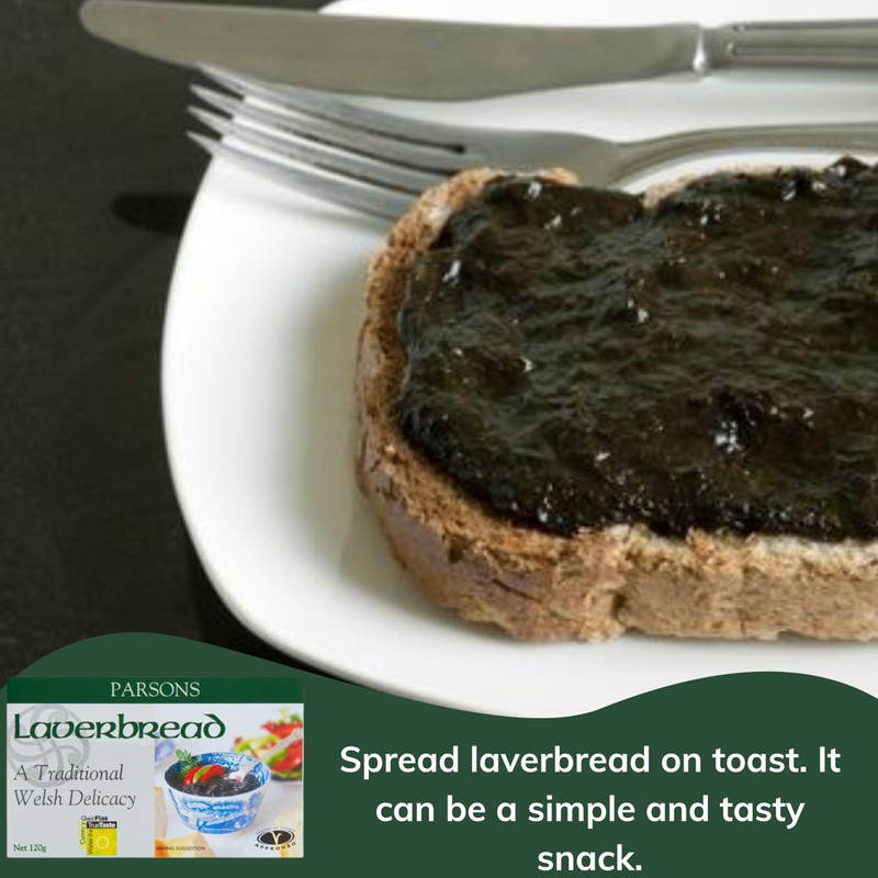 Laverbread Welsh 120g x2, Wooden Spoon