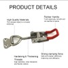 2PCS Adjustable Toggle Clamp, 122mm Toggle Catch Latch, Stainless Steel