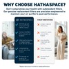 HATHASPACE HSP002 H13 True HEPA Filter Replacement, 4-Stage Air Purifier