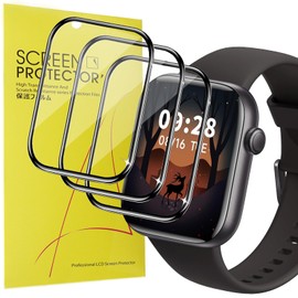 Blueshaweu Compatible for AcclaFit Smart Watch P5 1.85 inches Screen Protector, [3 Pack] Full Coverage Protective Cover Saver film Compatible with AcclaFit P5 SmartWatch 1.85" (3 pack)