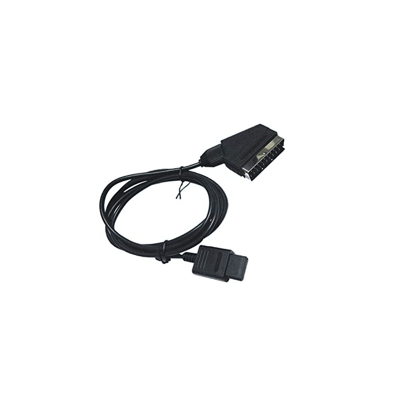 Cable de cobre desnudo RGB Scart AV de 180 cm,