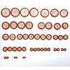 47 Soundman® Pads for Alto Saxophone Lambskin Universal Upholstery Set