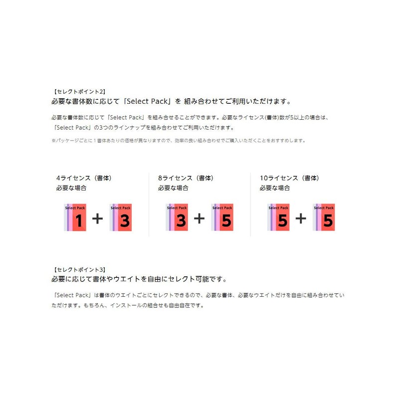 MORISAWA Font Select Pack 1