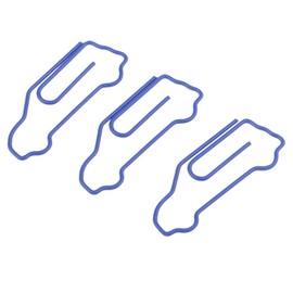 50pcs Car Shaped Paper Clips Novelty Funny Bookmark Paper Clips Memo Office School Stationery Gift