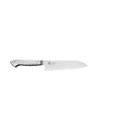 Shimomura Kogyo RYO-101 Ryuji All Stainless Steel, Santoku 6.7 inches (170 mm), Molybdenum Vanadium Steel, Dishwasher Safe, Made in Tsubamesanjo, Niigata
