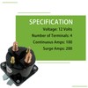 RARHMT Dump Trailer Solenoid 12V 4 Terminal 100AMP Intermittent Duty