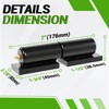 HECASA 7" Heavy Duty Barrel Hinge for Swing Gates Doors