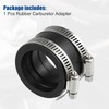 ACROPIX 40mm ID Rubber Black Motorcycle Carburetor Adapter Inlet Inlet