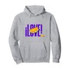 I Love Cachapas Venezuela Traditional Food Pullover Hoodie, gray