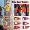 OUJUN 6PCS Heavy-Duty Adjustable Glove Clips - Safety Gloves Belt