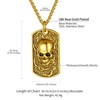 Skull Necklace for Women Goth Jewelry Pirate Necklaces Gold Skeleton