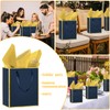 Epoesch 24 Pack Gift Bags with Handles & 24 Tissue