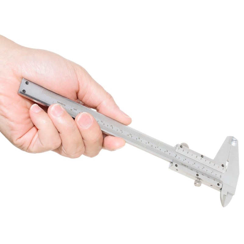 YoiYee Stainless Steel Vernier Caliper 150mm/6" - Precision Measuring Slide