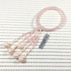 Umetake梅竹 8寸女性用 創価学会数珠 ピンクPCパール ピンク アクリル水晶入り ピンク小田巻梵天