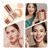 Set 7 Brochas Maquillaje Profesional Alto Nivel Marrón