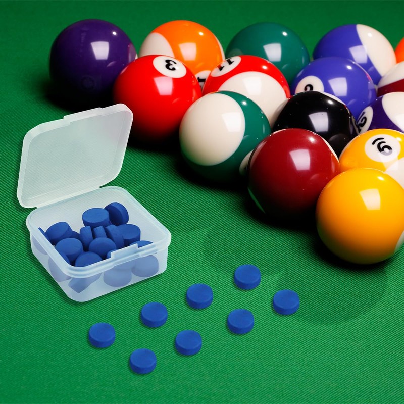 Bedama Blue Diamond Cue Tips, 10 mm Snooker Cue Tip