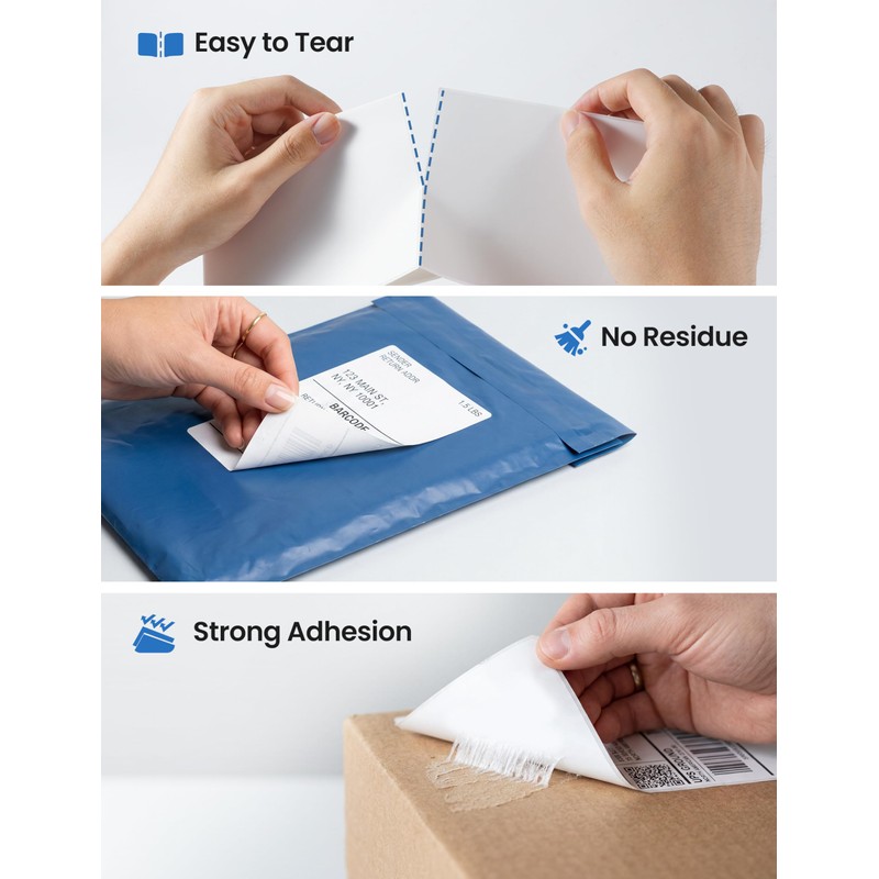 Phomemo 4x6 Shipping Labels for D421R Printer Only, 250 Labels