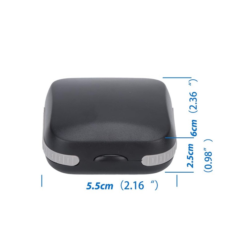 Phirunty Protective case for travel hearing aids Hard Small Splashproof