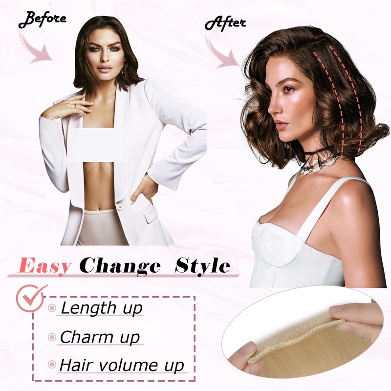 Rich Choices Clip in Short Hair Extensions 100% Real Remy