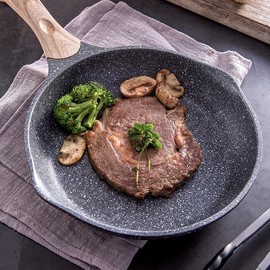 Jeetee Non-Stick Pan 8/9.5 Inch, Kitchen Essentials,  Kitchen Essentials, Kitchen Cookware for Frying Eggs, Pancakes, Breakfast, Kitchen Gadgets, Easy to clean, Suitable for Gas Cooker and Induction Cooker B oil  pans - specification: 8 inch